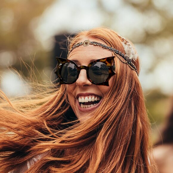 Women Men Funny Sunglasses, Butterfly Shaped for Halloween and Party B4142 - Picture 3 of 7